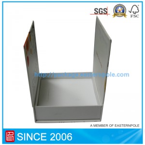 Роскошная магнитная бумажная коробка с двойными клапанами