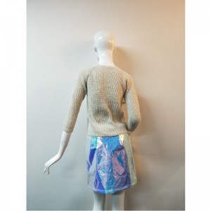 СВИТЕР С БЕЛЫМ ЭКИПАЖОМ RLWS0121F