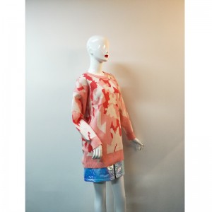 РОЗОВЫЙ КОНТРАСТ СВИТЕР RLWS0123F