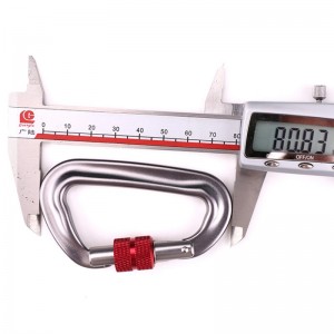 Открытый крюк лагерь с главным замком карабин многофункциональная гайка для скалолазания открытый быстросъемное оборудование ...