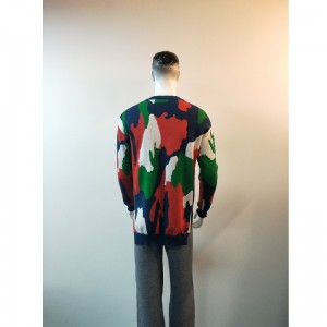 КОНТРАСТНЫЙ БОКОВЫЙ СВИТЕР RLMS0022F