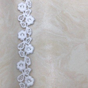7 # кружево из молочного шелка, полиэстер / нейлон, хлопковое кружево