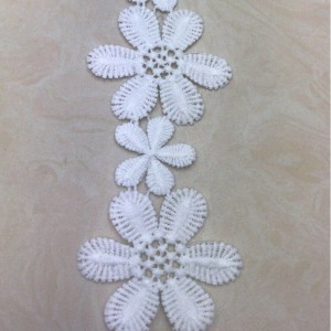 11 # кружево из молочного шелка, полиэстер / нейлон, хлопковое кружево
