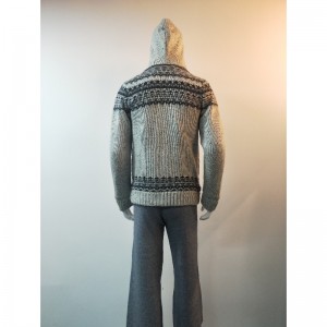 Свитер с серым принтом RLMS0078F