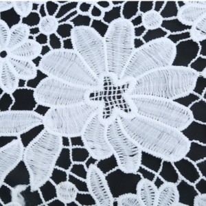 Чистая кружевная ткань, вышитая полиэфирная кружевная ткань, молочный шелк, кружево. Полиэстер / нейлон, кружево, хлопковое кружево