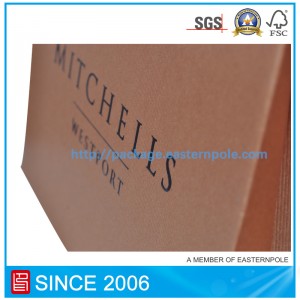 Коричневая сумка для обуви с индивидуальным дизайном