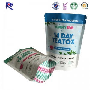 печать и ламинарный стояночный мешок с складной молнией или молнией