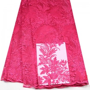 Горячие продажи свадебное платье 3d вышитые кружевной ткани для женщин