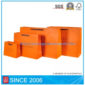 Бумажный пакет с индивидуальным дизайном