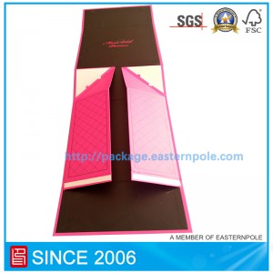 Роскошная жесткая складная коробка с индивидуальным дизайном