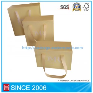 Желтый складной магнит упаковочная коробка