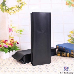 Пользовательский фольгированный кофе и чай в пакетиках с боковыми вставками 8 унций 12 унций 16 унций 32 унции