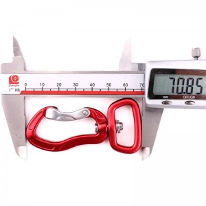 Открытый крюк восхождение на кемпинг главный замок Нержавеющая сталь пружинный стержень карабин многофункциональный карабин н...