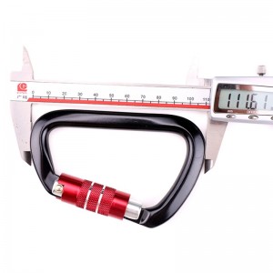 Открытый крюк скалолазание кемпинг главный замок карабин многофункциональный гайка карабин открытый быстрый захват быстрое па...