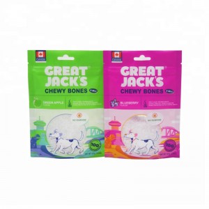 Упаковка заедки собаки верхней застежки-молнии мешка коробки печатания цвета OEM пластичная