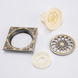 Латунный пол из ПВХ, декоративная душевая крышка, фильтр