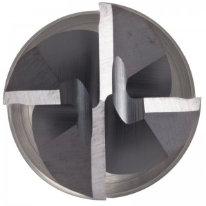 Концевая фреза с твердосплавным наконечником, отделка TiAlN, черновая и чистовая обработка, спираль 30 градусов, 4 канавки, общая дли...