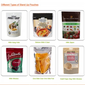 Китай поставщиков на заказ печатные пластиковые встать мешок, конфеты или сахар или закуски использовать майлар ziplock мешки, пище...