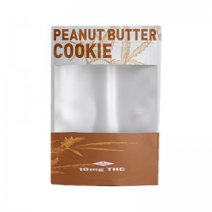 Индивидуальный мешочек для упаковки пищевых продуктов и упаковки с прозрачным верхом на молнии