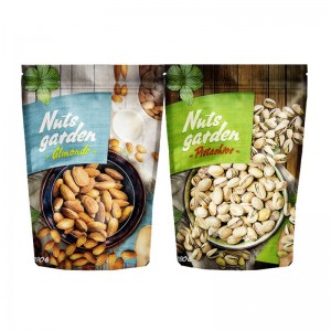 Чехол с застежкой-молнией Крафт-бумага Встать Пищевая упаковка Ziplock Сумка Doypack отпечатано на заказ