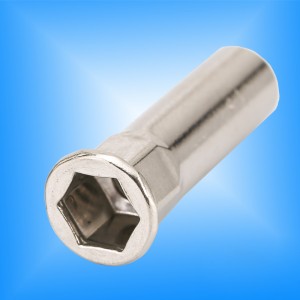 Полукруглый корпус с плоской головкой