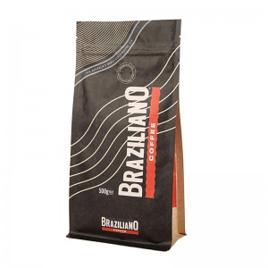 Упаковка для кофе Zip Lock, 100 г, сумка для переноски и сумка для кофе 1 кг с клапаном для дегазации и сумка для кофе с принтом на заказ с...