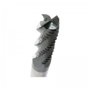 Концевые фрезы для черновой обработки из твердого сплава, HRC45 с покрытием Tialn, 4 канавки, диаметр 1/4 \", хвостовик 1/4\", длина резки 3/4 \"...