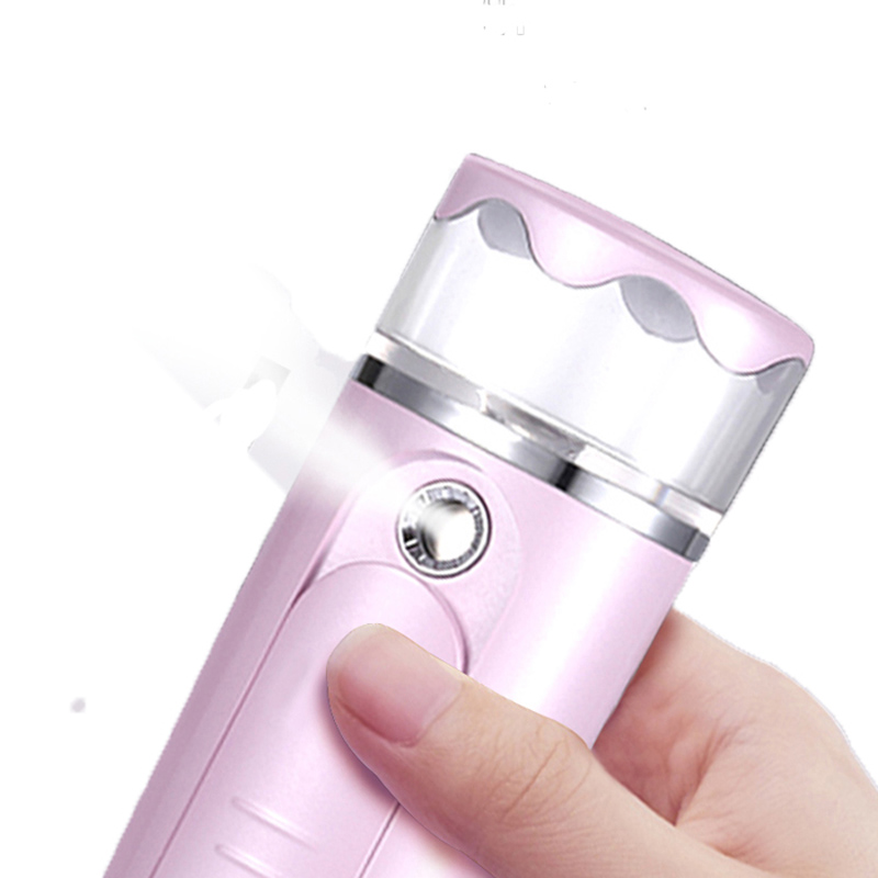 Nano Sprayer Face Steamer Увлажнитель для лица Мини-распыление Увлажняющий увлажняющий USB Аккумуляторный косметологический прибор для ухода за маслом или сухой кожей