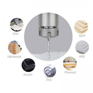 1/8 \"Диаметр хвостовика. Твердосплавные концевые фрезы, 2 мм режущий диаметр. Фрезы с ЧПУ, 2-канавный спиральный режущий инструмент,...