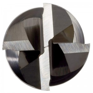 Удлиненная цельная твердосплавная концевая фреза, 4 канавки, хвостовик 1/4 \