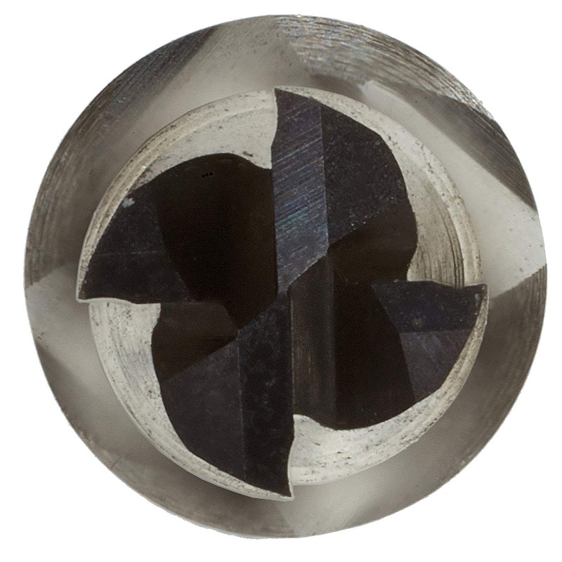 Твердосплавная концевая фреза премиум-класса, с покрытием AlTiN, 4 канавки, диаметр 3/32 