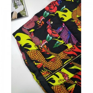 ЖЕНСКОЕ ПУСТОВОЕ Пальто с принтом дракона RLWPC0004