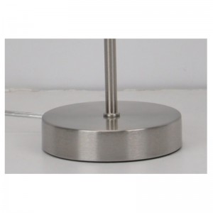 Настольная лампа с льняным абажуром