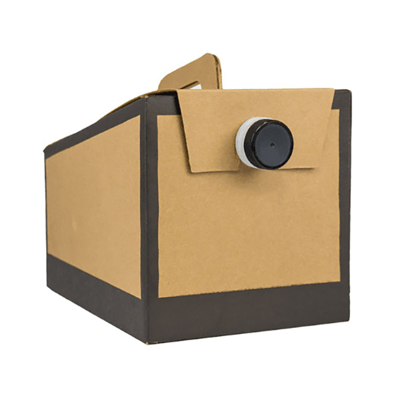 Recyclable алюминиевая фольга 3L Жидкая упаковка Пластиковая сумка для хранения вина в коробке с носиком