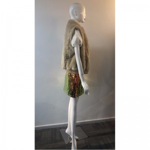 ЖЕНСКИЙ КРЕМОВОЙ ЖЕЛЕЗНЫЙ ЖИЛЕТ RLWF0002