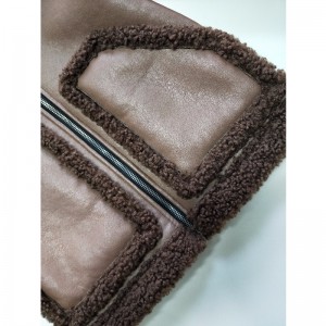 ДЕТСКАЯ КОРИЧНЕВАЯ ПУ ЖАКЕТА RLCPJ0001N