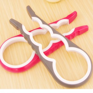 Силиконовый штопор многофункциональный открывалка для бутылок \"четыре в одном\" для внутренней безопасности консервный нож про...