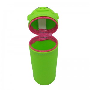 Силиконовый пенал для милых канцелярских принадлежностей конфетного цвета