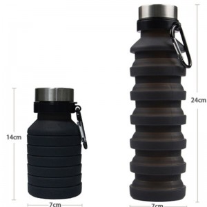 Силиконовые сжатые чашки моды силиконовые спортивный чайник творческий силиконовые телескопические чашки могут быть настроены...