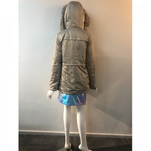 ЖЕНСКОЕ ШАМПАНСКОЕ С капюшоном пальто RLWPC0059