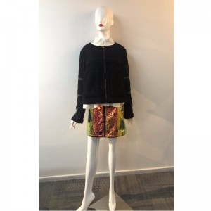 ЧЕРНОЕ ЖЕНСКОЕ ПАЛЬТО ЖЕНЩИН RLWPC0080