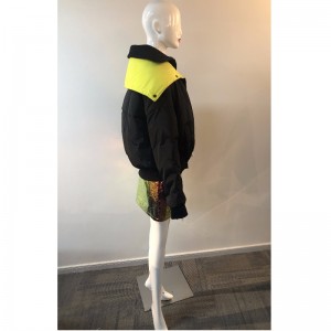 Дамское широкополосое пуховое пальто RLWPC0084