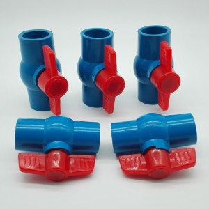 Шаровой кран ПВХ высокого давления восьмиугольный для питьевой воды