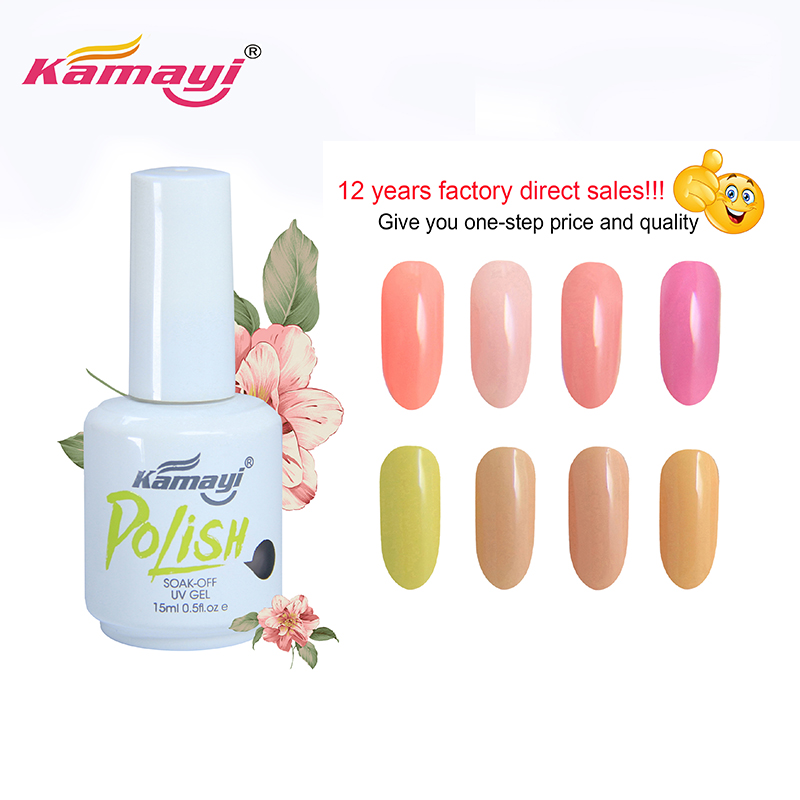 kamayi New Almond Blossom Color Гель-лак для ногтей 3 Step Uv Гель-лак