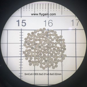 2019 Китай Производитель Micro Precision Маленький SmCo Кольцевой Магнит