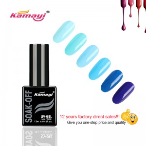 Kamayi Nail Products Бесплатный образец УФ-гель Лак для ногтей Черная бутылка 12 мл Гель-лак