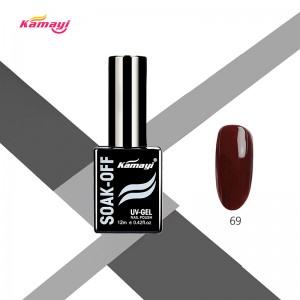 Kamayi 72 Color Гель-лак для ногтей высокого качества с длительным блеском Soak Off Gel Polish GP071