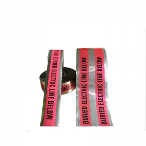 Производитель высококачественных ПВХ-заграждений для подземного обнаружения кабеля, предупреждающий о наличии алюминиевой фол...