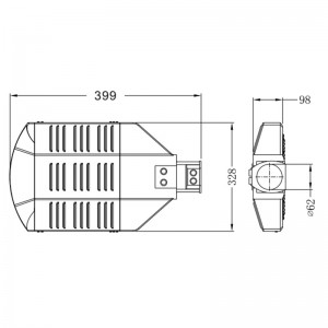 50W классический светодиодный уличный фонарь