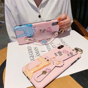 Чехол для телефона с динозавром и жирафом